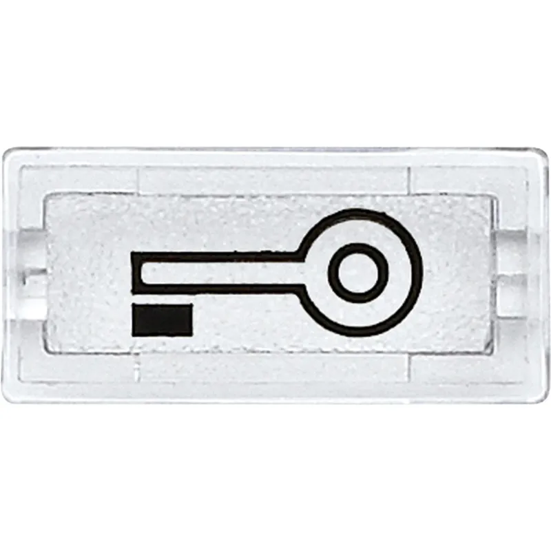 Merten Symbol 395769 rechteckig glasklar/Tür