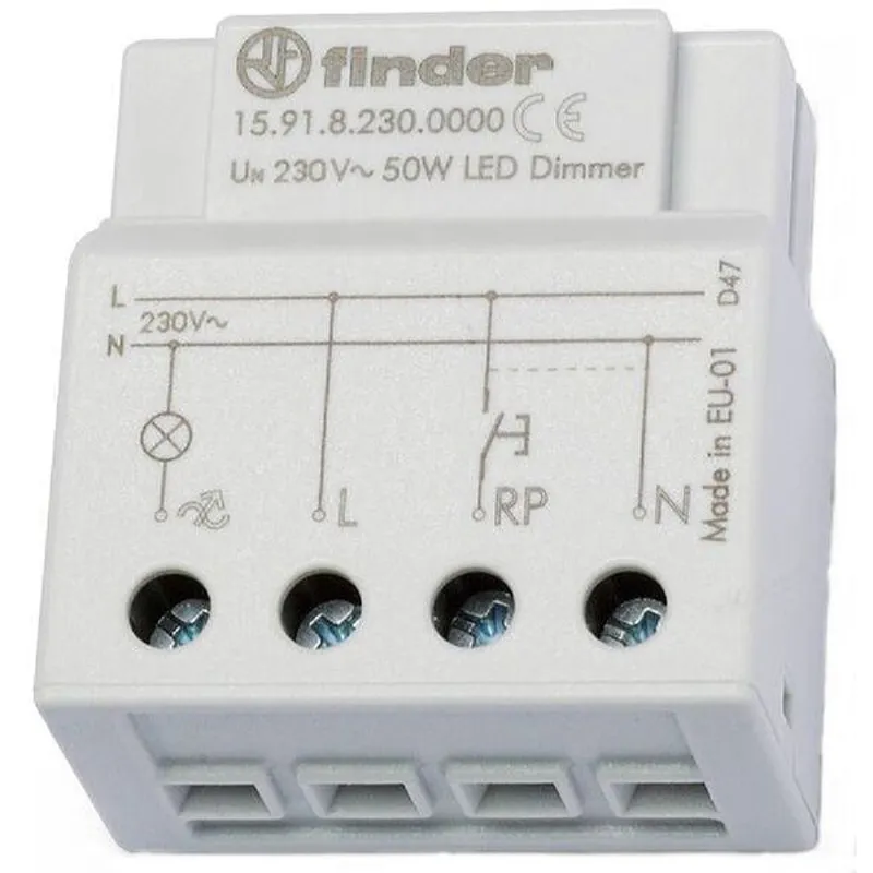 Finder Elektronischer Dimmer auch für LED