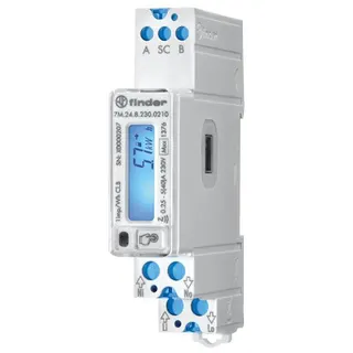Finder Energiezähler LCD MODBUS MID