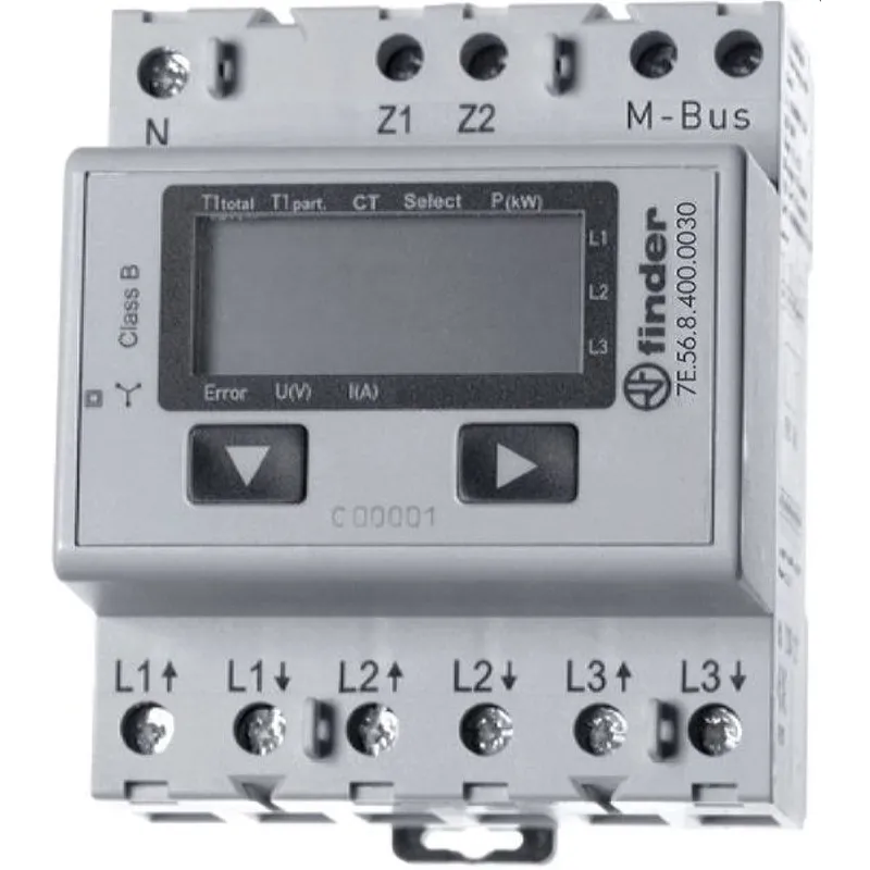 Finder Wandlerz.-LCD-M-Bus-Schnittst.-MID 7E.56.8.400.0030