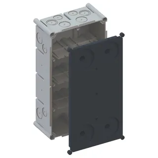 Kaiser Betonbau-Einlasskasten Varifix 4x2 mit Schutzdeckel