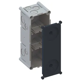 Kaiser Betonbau-Einlasskasten Varifix 3x1 mit Schutzdeckel