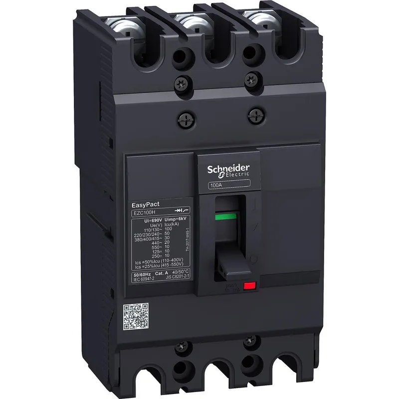 Schneider Electric EZC100N 15KA 3P/3D 80A