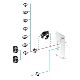 Schneider Electric Doppelbarteinsatz
