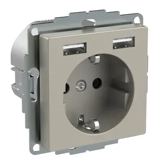 ELSO Steckdose USB BRS 16A/ DIN49440 EXXACT MET