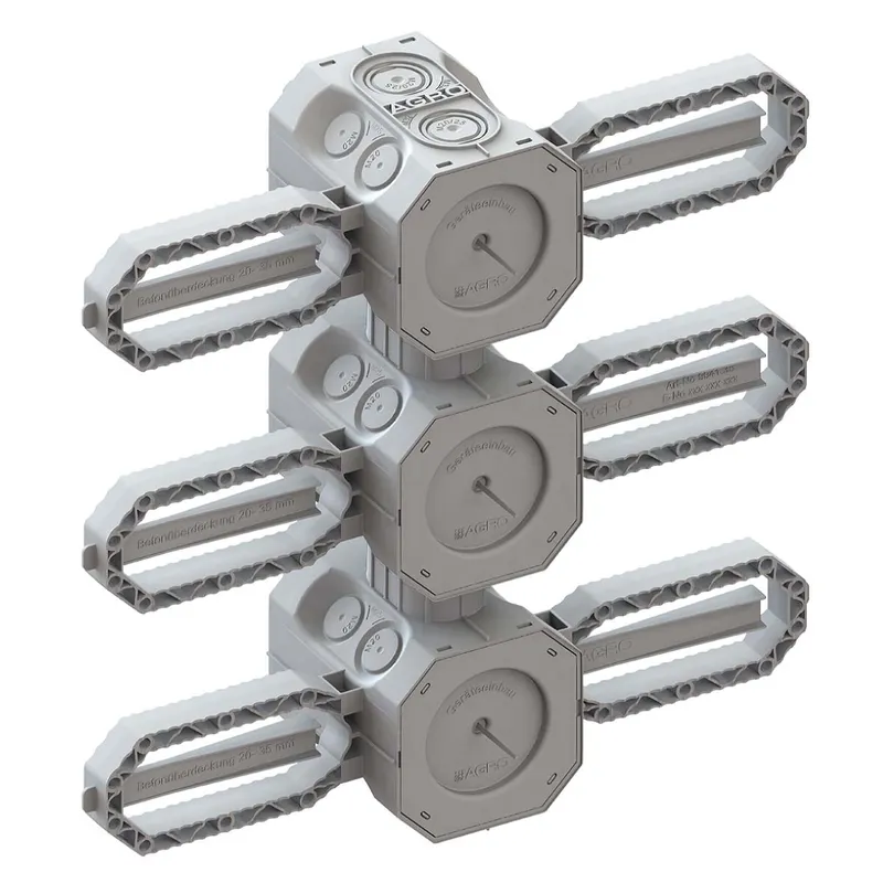Kaiser Beton-Einbaudose Prefix 2.0 3x1 NUP