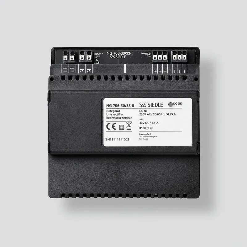 Siedle Netzgerät NG 706-30/33-0 schwarz