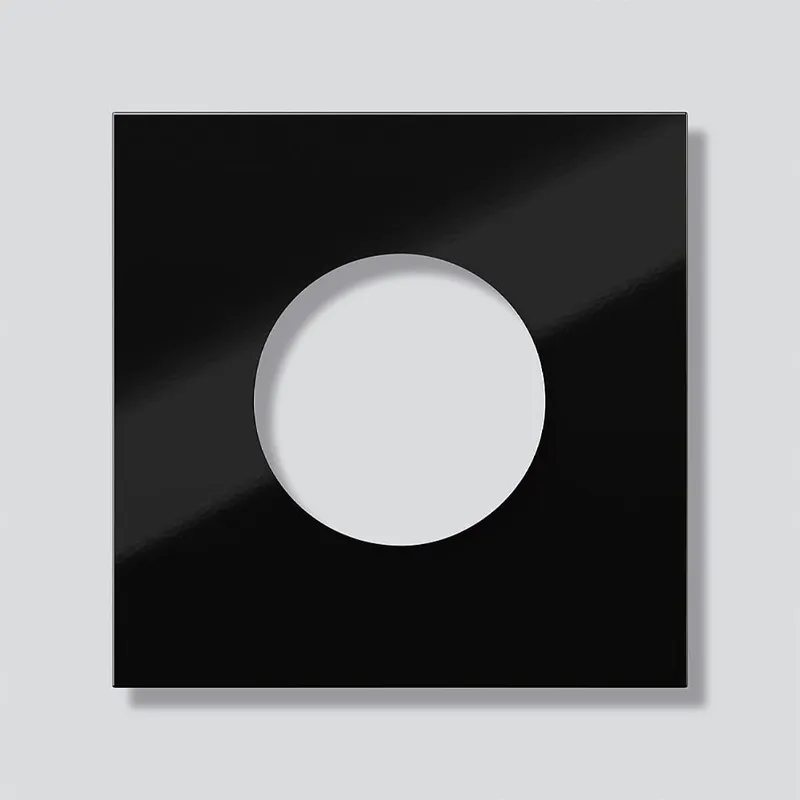 Siedle Blendrahmen ACM67X-/BCM65X-/CM61X SH schwarz-Hochgl.