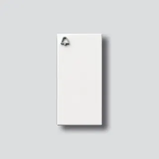 Siedle Klingeltaste mit Glockensymbol zu TM 612-1/-2 BTM 650-01/02 W weiss