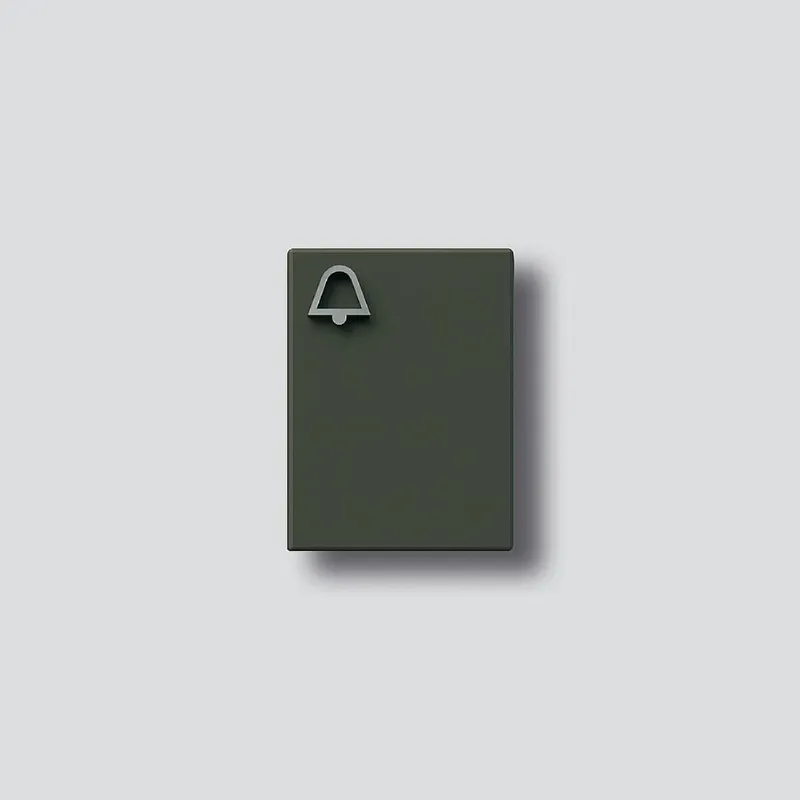 Siedle Klingeltaste mit Glockensymbol zu TM 612-3/BTM 650-03 GM