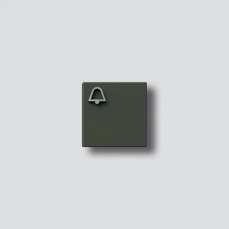 Siedle Klingeltaste mit Glockensymbol zu TM 612-4/BTM 650-04 GM