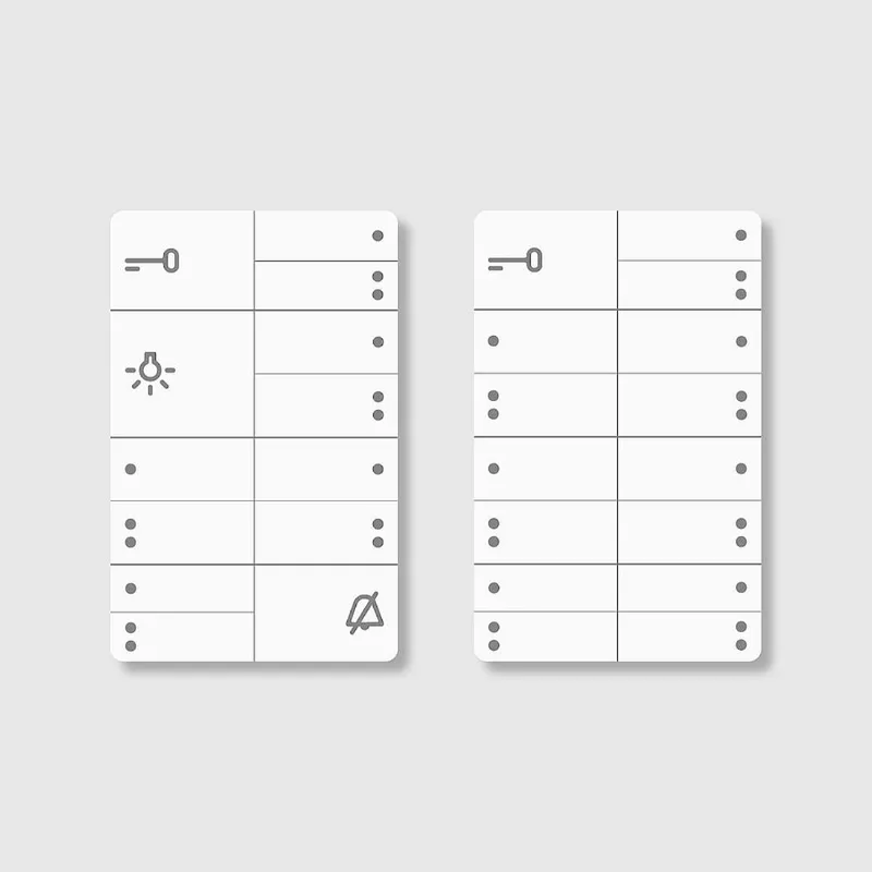 Siedle Schrifteinlage für BFC 850-0 weiss
