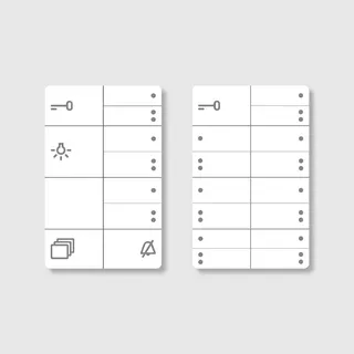 Siedle Schrifteinlage für BFCV 850-0 weiss