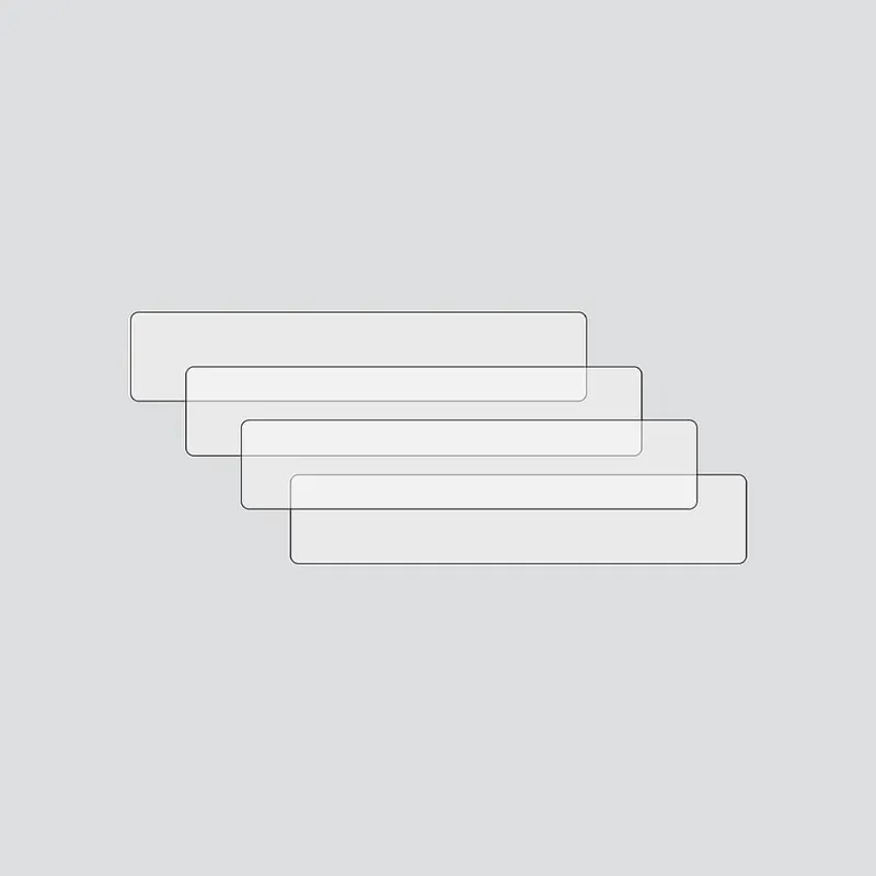 Siedle Schrifteinlage für Namensschild zu CSA/CSV/STA/STV 850-4 weiss