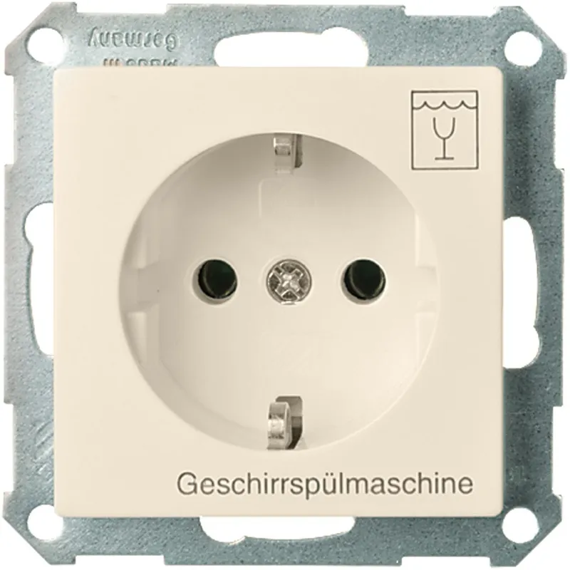 ELSO Steckdoseneinsatz 265144 bedruckt 16A JOY reinweiß