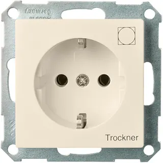 ELSO Steckdoseneinsatz 265134 bedruckt Trockner 16A JOY rw