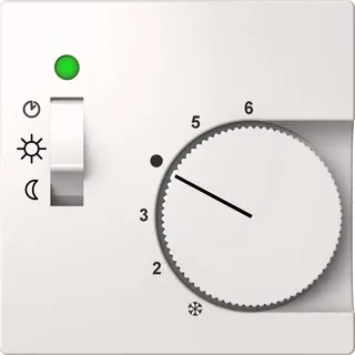 ELSO Zentralplatte ELG227414 für Temperaturregler reinweiß