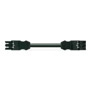 WAGO konfektionierte Verbindungsleitung Eca Buchse Stecker schwarz 771-9993/007-401