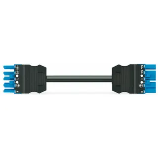 WAGO konfektionierte Verbindungsleitung Eca Buchse Stecker blau 771-9985/006-201