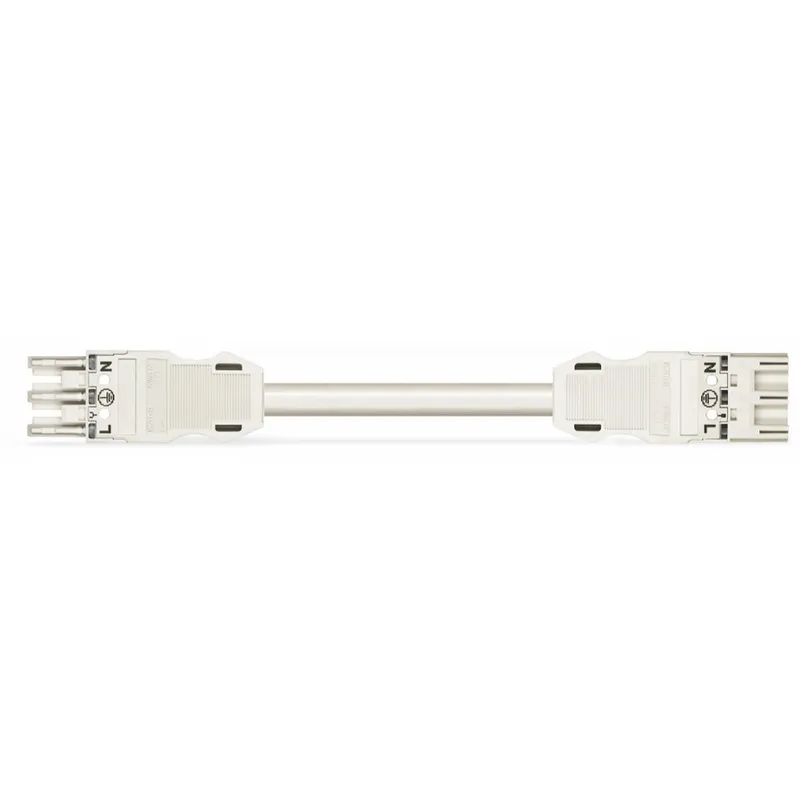 WAGO konfektionierte Verbindungsleitung Eca Buchse Stecker weiß 771-9993/007-802