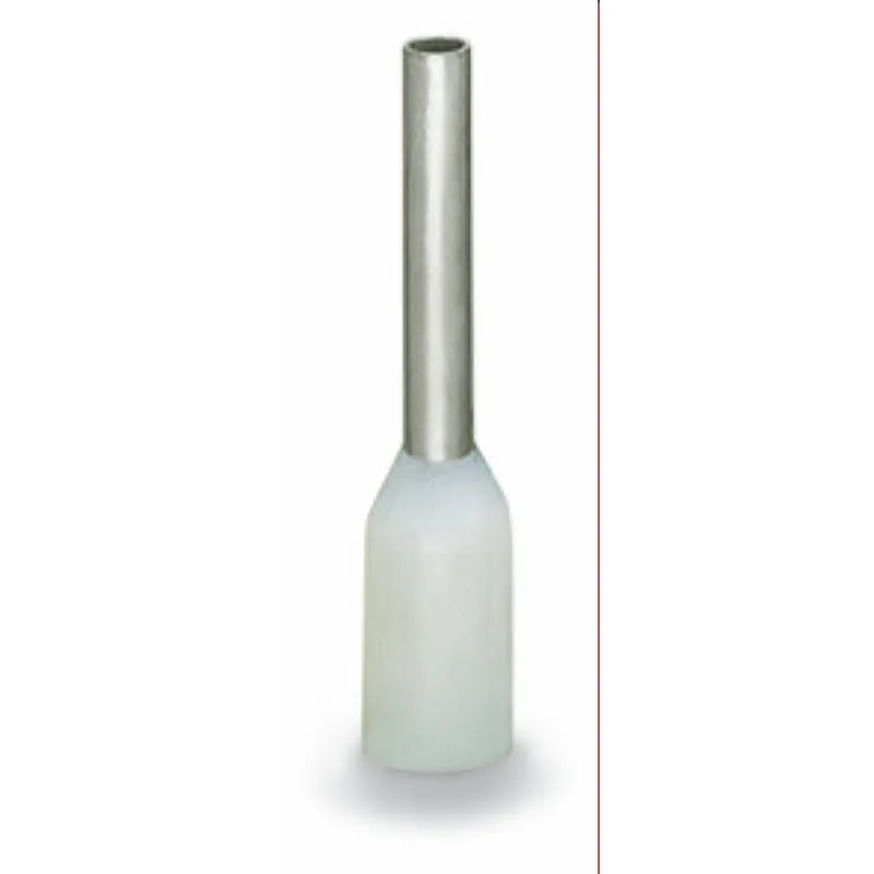 WAGO Aderendhülse Hülse für 0,5 mm? / AWG 20 mit Kunststoffkragen weiß 216-241
