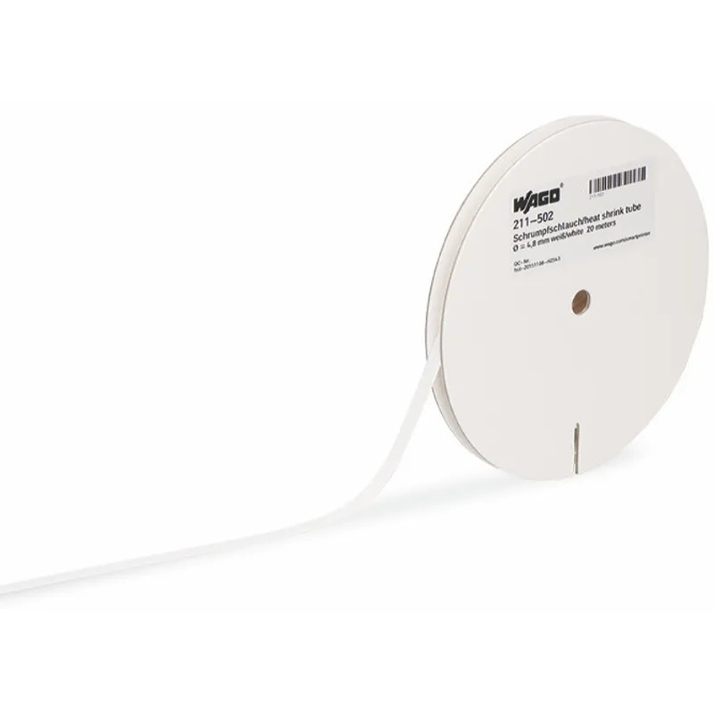 WAGO Schrumpfschlauch für Smart Printer Ungeschrumpfter Durchmesser 3,2 mm weiß 211-501