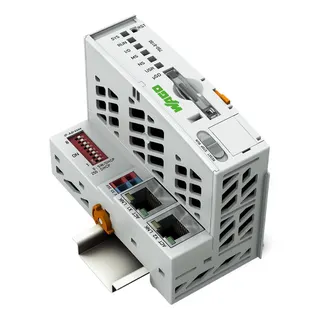 WAGO Controller PFC100 2 x ETHERNET ECO lichtgrau 750-8100