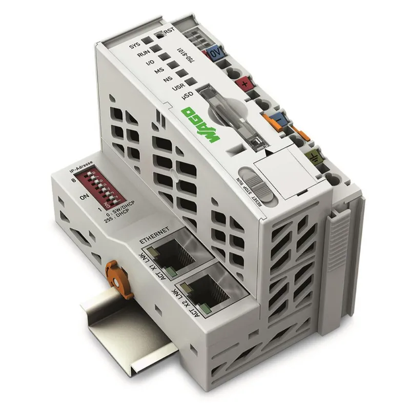 WAGO Controller PFC100 2 x ETHERNET lichtgrau 750-8101