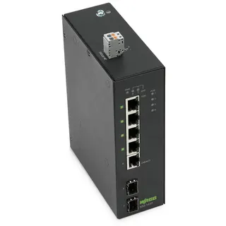 WAGO Industrial-ECO-Switch 5 Ports 1000Base-T 2-Slot 1000BASE-SX/LX 852-1417