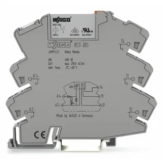 WAGO Relaismodul Eingangsnennspannung DC 48 V 1 Wechsler 857-305