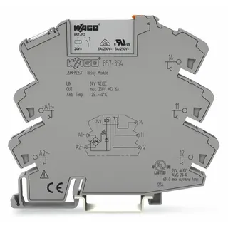 WAGO Relaismodul Eingangsnennspannung AC/DC 24 V 1 Wechsler 857-354