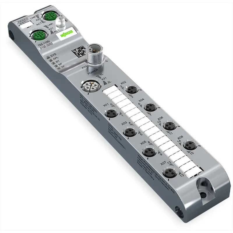 WAGO 8-Kanal-Digitalein-/-ausgang EtherNet/IP DC 24 V / 2,0 A 765-1505/100-000