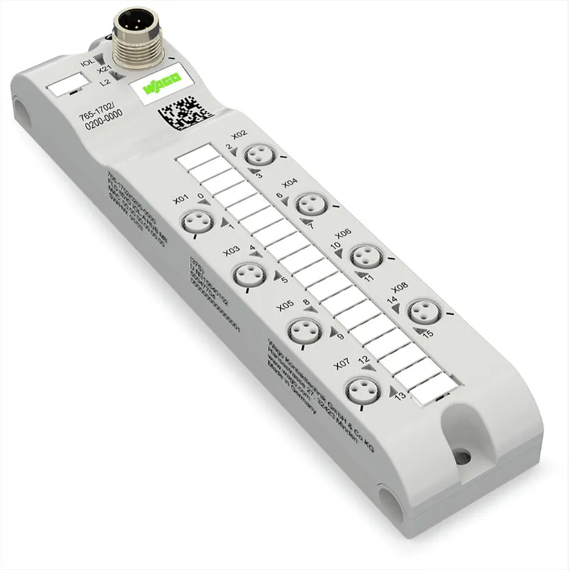 WAGO 8-Kanal-Digitalein-/-ausgang IO Link Class A Hub DC 24 V / 2,0 A 765-1702/200-000
