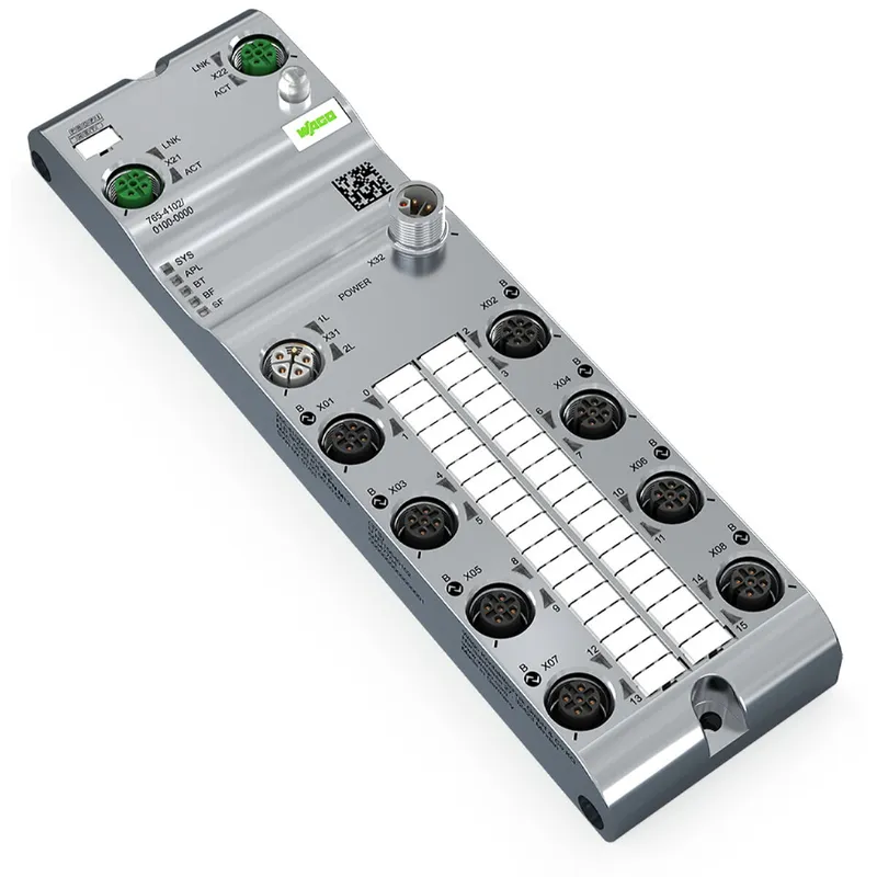 WAGO 8-Port IO-Link-Master Class B EtherCAT DC 24 V / 2,0 A 765-4202/100-000