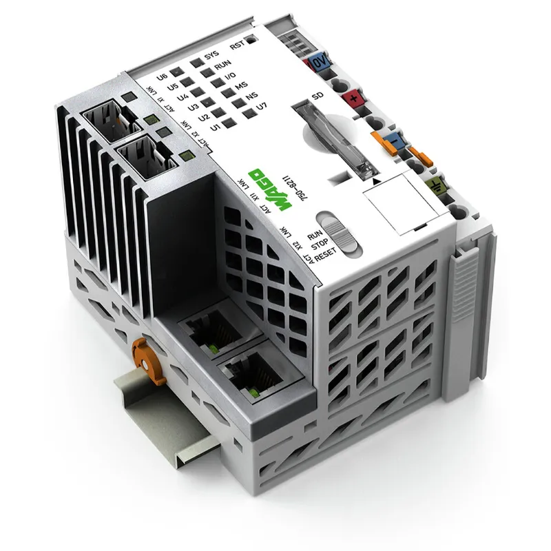 WAGO Controller PFC200 2. Generation 2 x ETHERNET, 2 x 100Base-FX 750-8211