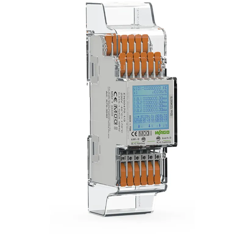 WAGO Energiezähler (MID) für Wandleranschluss 1 A / 5 A 879-3040