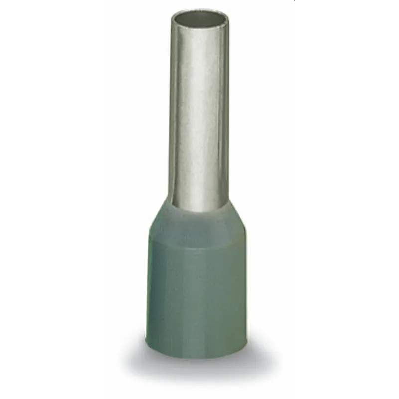 WAGO Aderendhülse Hülse für 4 mm? / AWG 12 mit Kunststoffkragen grau 216-287