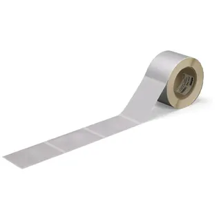 WAGO Etiketten für TP-Drucker permanent klebend silberfarben 210-704