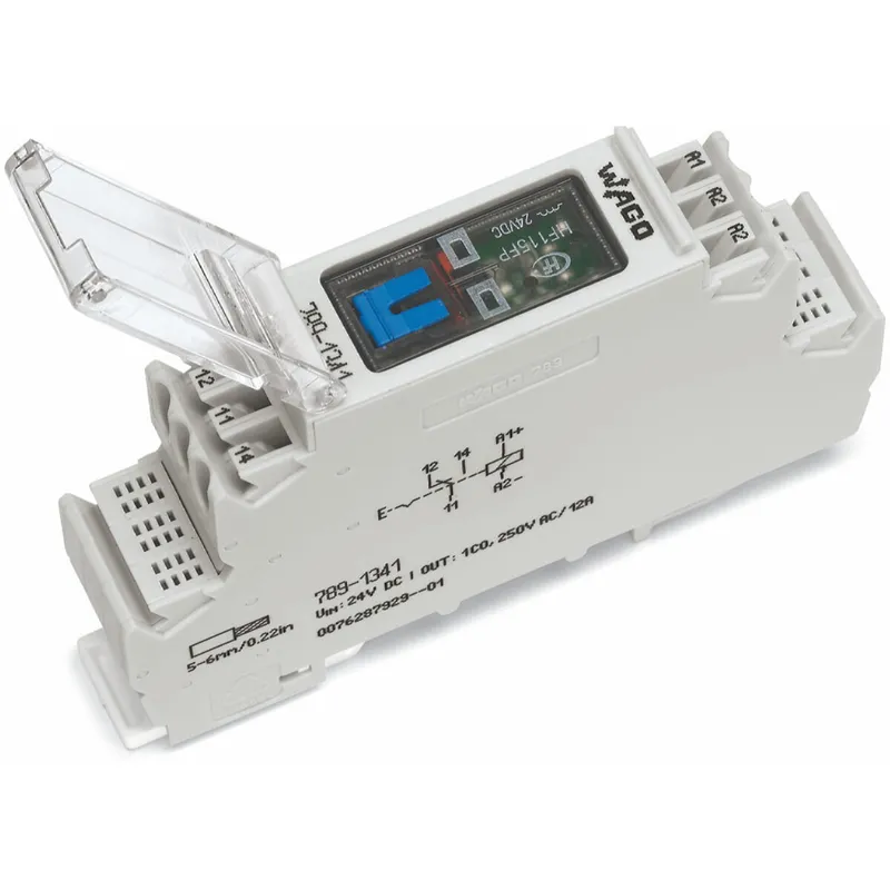 WAGO Relaismodul Eingangsnennspannung DC 24 V 1 Wechsler 789-1341