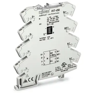 WAGO Loop-Powered-Trennverstärker bipolares Strom- und Spannungseingangssignal Stromausgangssignal 857-450