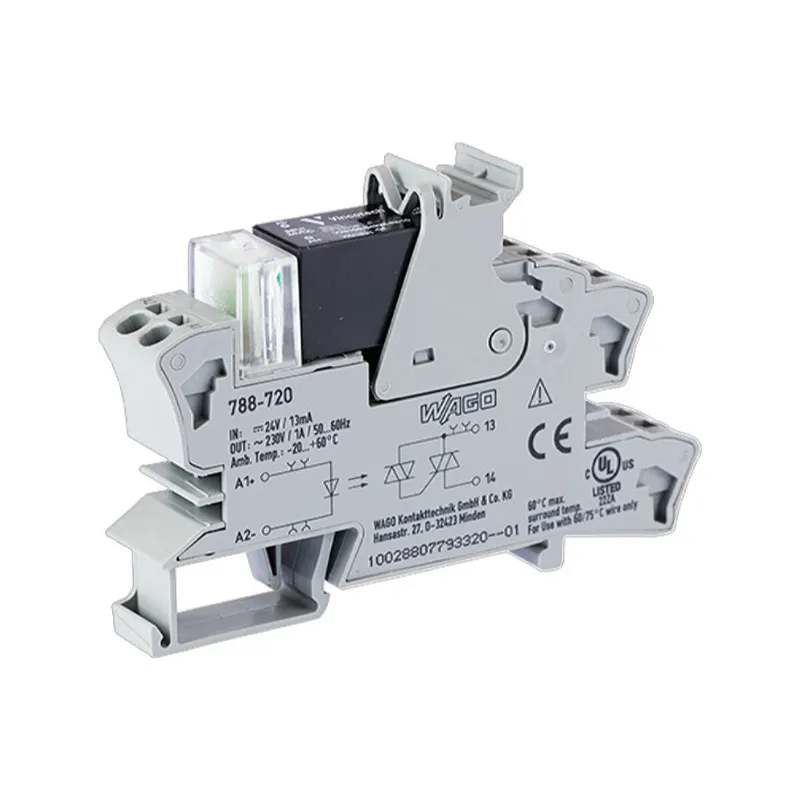 WAGO Solid-State-Relaismodul Eingangsnennspannung DC 24 V Ausgangsspannungsbereich AC 24 ? 240 V grau 788-720