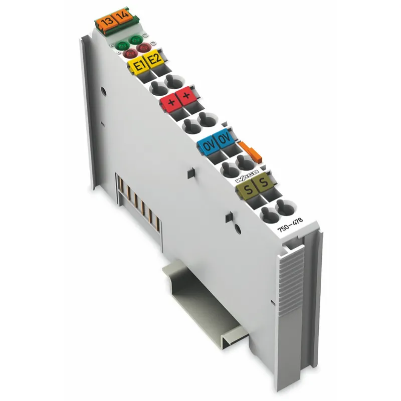 WAGO 2-Kanal-Analogeingang DC 0 ? 10 V Single-Ended lichtgrau 750-478