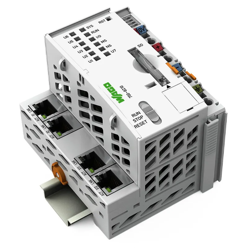 WAGO Controller PFC200 2. Generation 4 x ETHERNET lichtgrau 750-8210