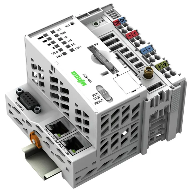 WAGO Controller PFC200 2. Generation 2 x ETHERNET, RS-232/-485, Mobilfunkmodul 4G 750-8217