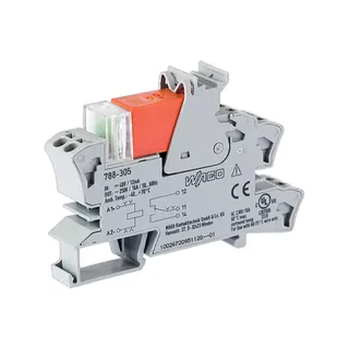 WAGO Relaismodul Eingangsnennspannung DC 48 V 1 Wechsler grau 788-305
