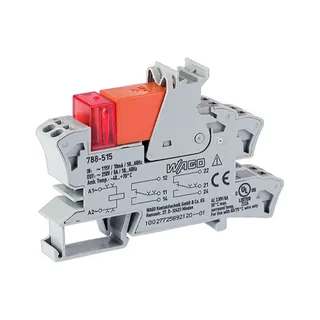 WAGO Relaismodul Eingangsnennspannung AC 115 V 2 Wechsler grau 788-515