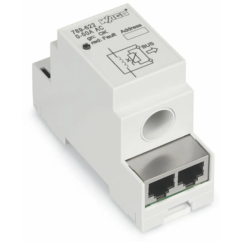 WAGO Strommessumformer Stromeingangssignal: AC 50 A MODBUS RTU 789-622