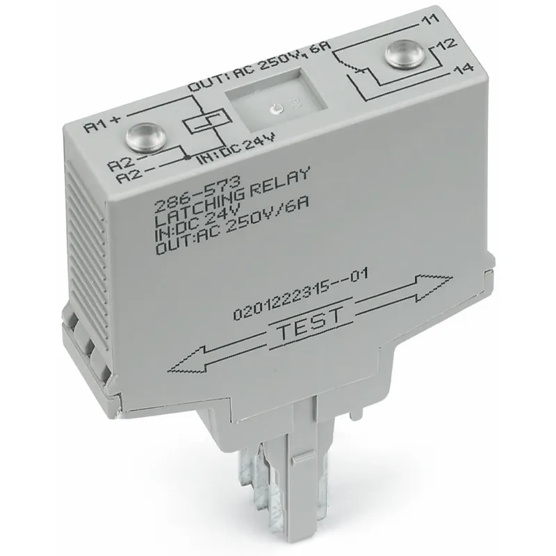 WAGO Stromstoßschaltermodul Eingangsnennspannung DC 24 V 1 Wechsler 286-573