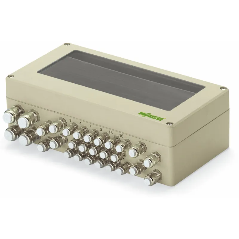 WAGO IP65-Systemgehäuse Aluminium (RAL 7032) BxHxT (480x100x160 mm) 850-828