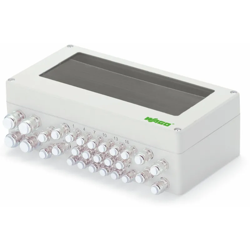 WAGO IP65-Systemgehäuse Aluminium (RAL 7035) BxHxT (240x100x160 mm) 850-826/002-000